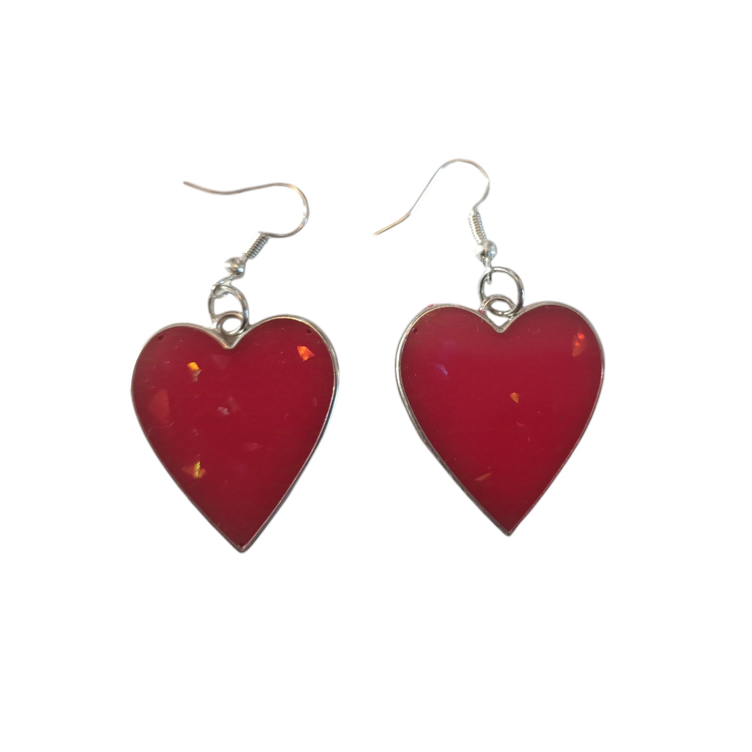 Boucles D'Oreilles - Coeur Argent