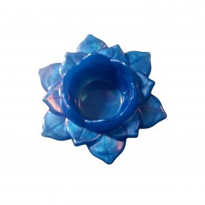 Objets de Décorations - Porte Bougie Fleurs de Lotus Bleu