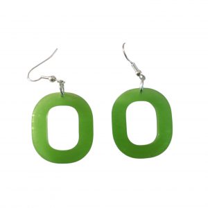 Boucles D'Oreilles - O vert pomme