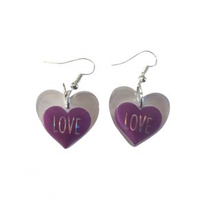Boucles D'oreilles - Coeur Love