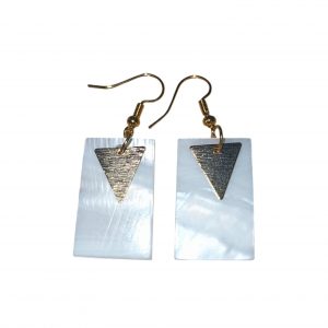 Boucles D'Oreilles - Rectangle et Triangle