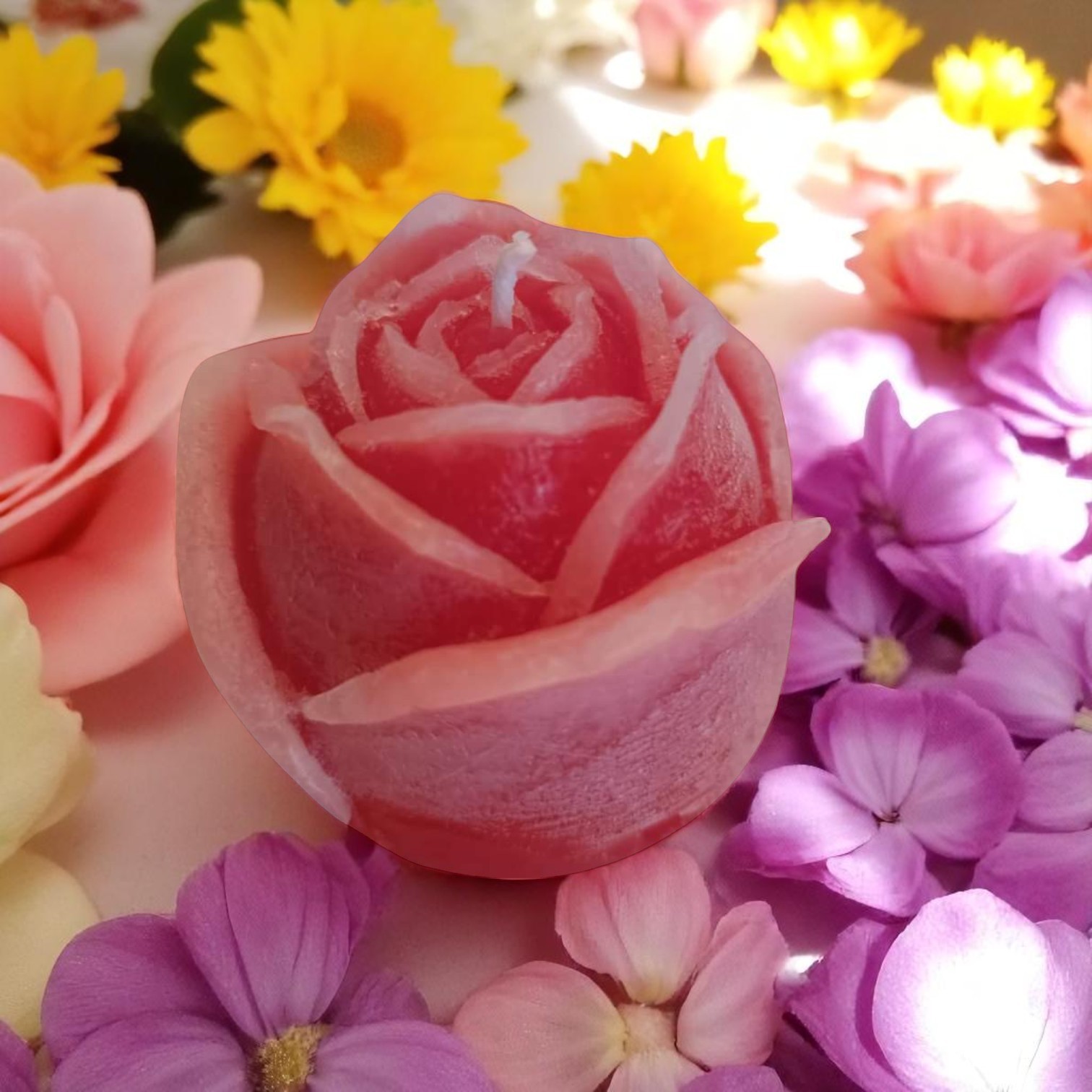 Bougie - Rose Rouge – Image 2