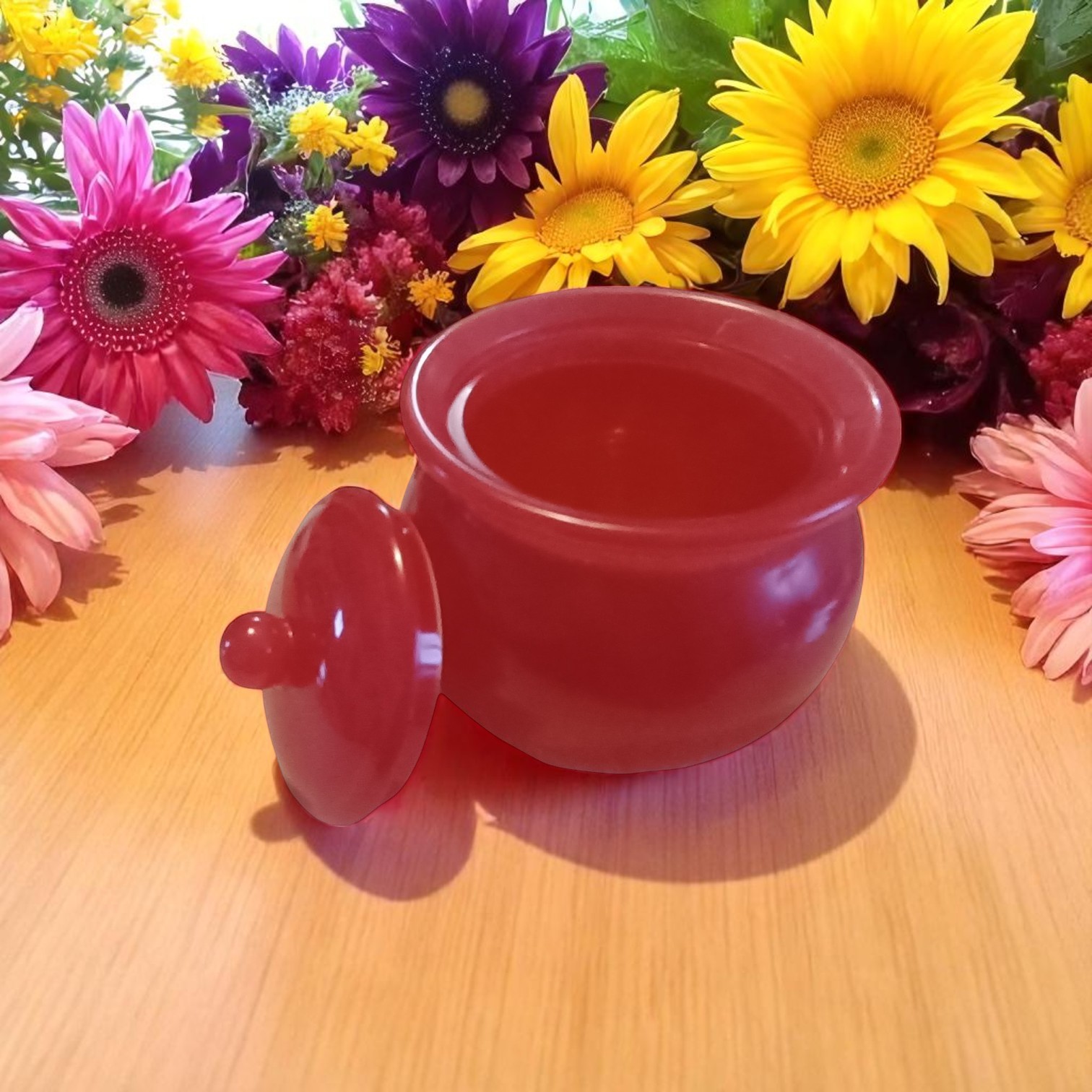 Objet de Décoration - Pot Couvercle Rouge – Image 2