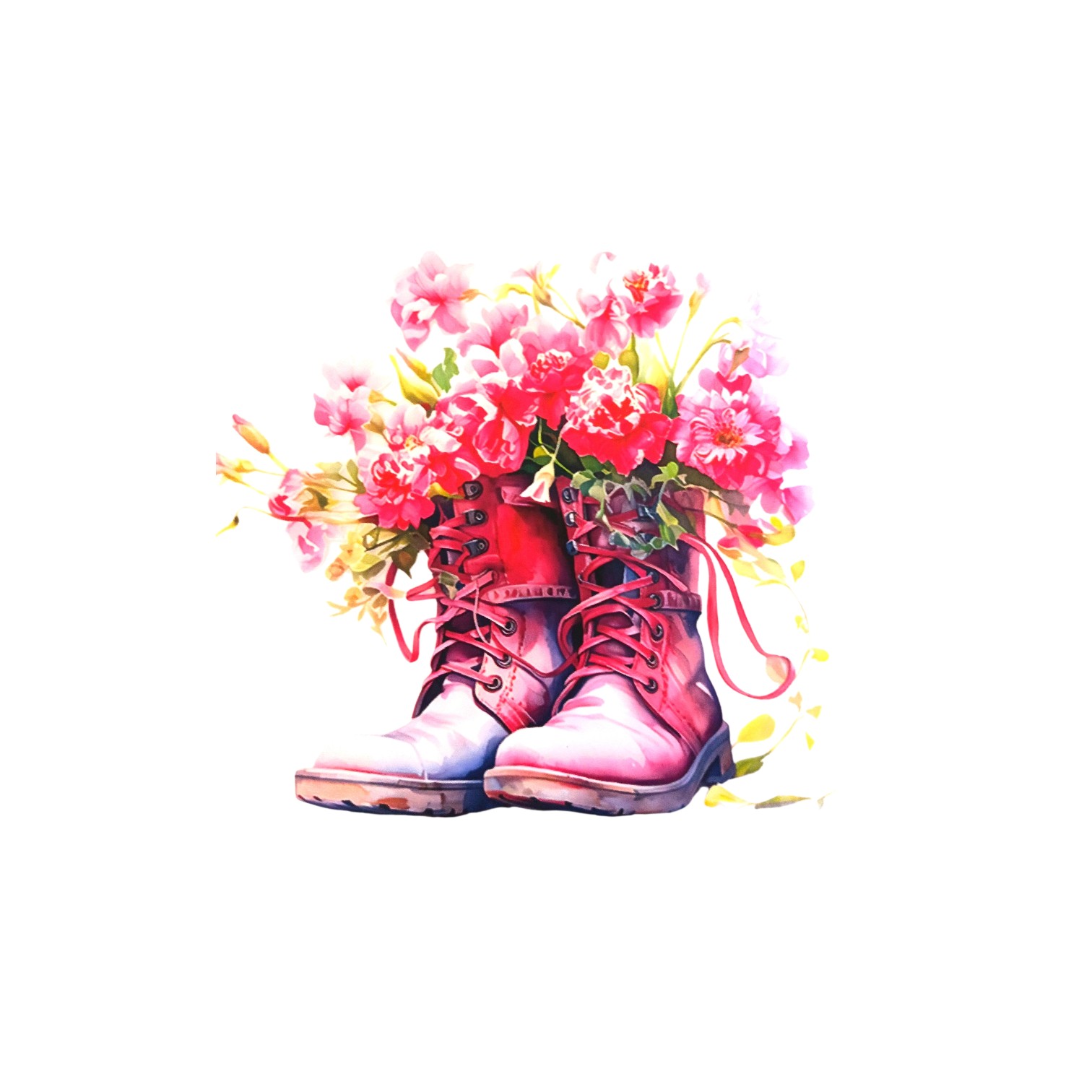 Transfert - Tee-shirt - Chaussures Fleuries