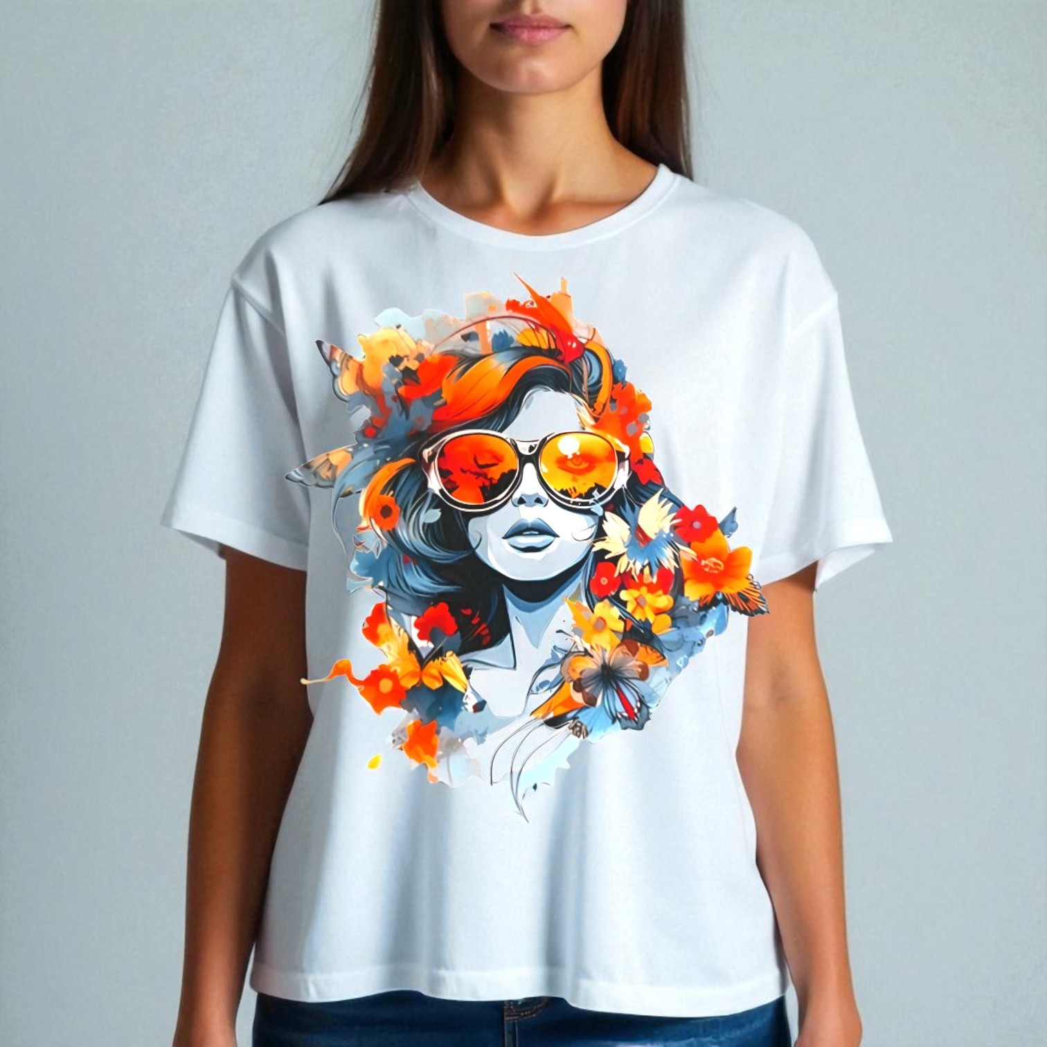 Transfert - Tee-shirt- Visage - Lunette – Image 2