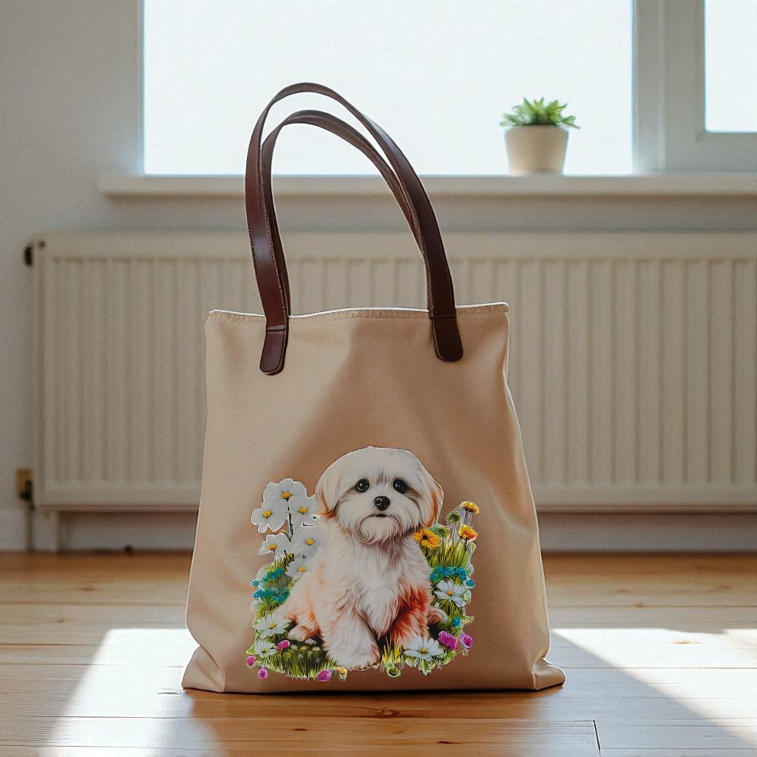 Transfert - Tee-shirt - Sac - Chien Bichon – Image 3