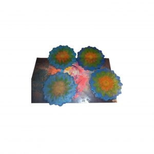 Objet Décoration-Sous Verres Mandalas