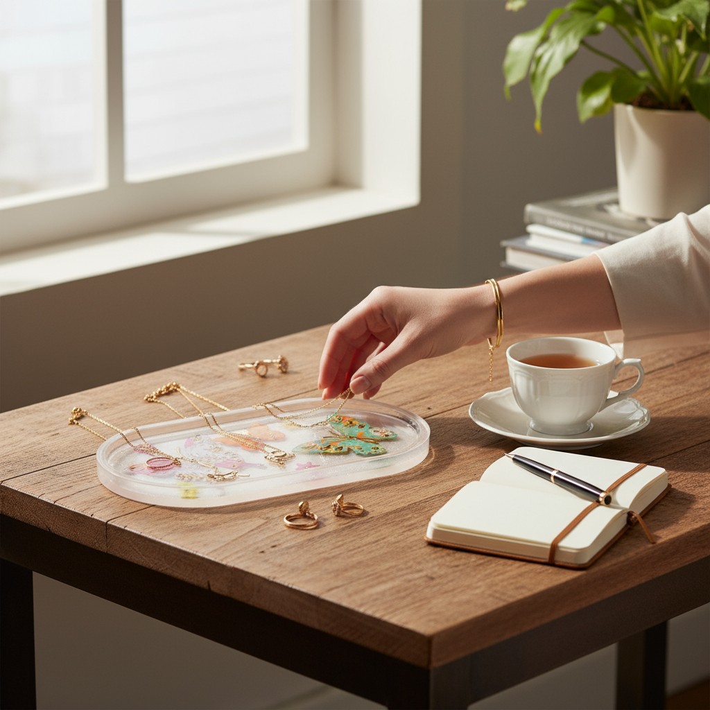 Objet de Décoration - Petit Plateau Ovale – Image 2