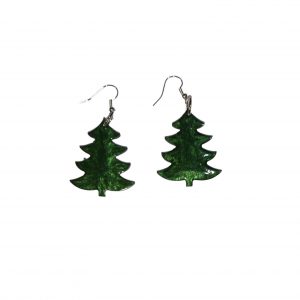Boucles D'Oreilles - Sapin  Noël