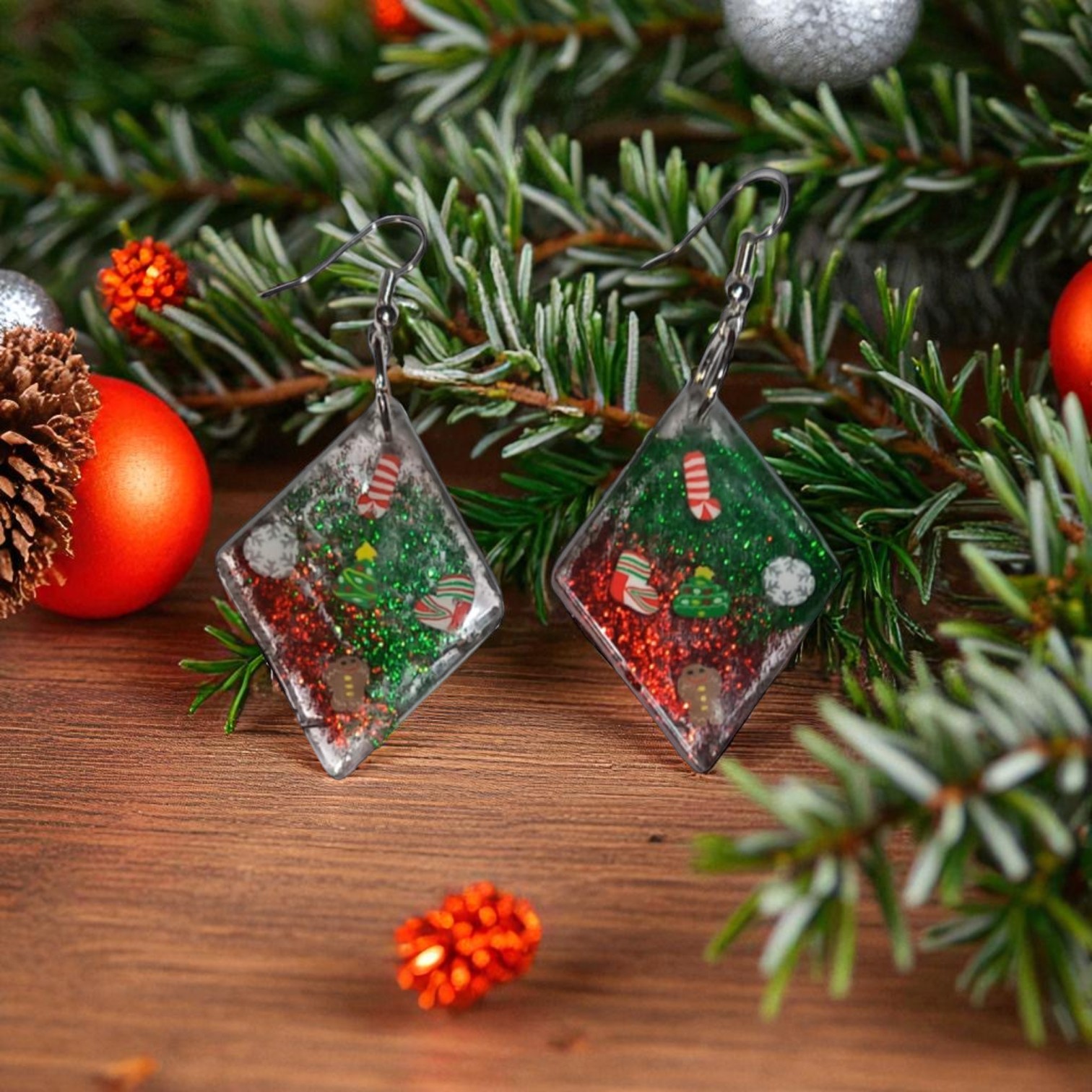 Boucles d'Oreilles - Noel – Image 3